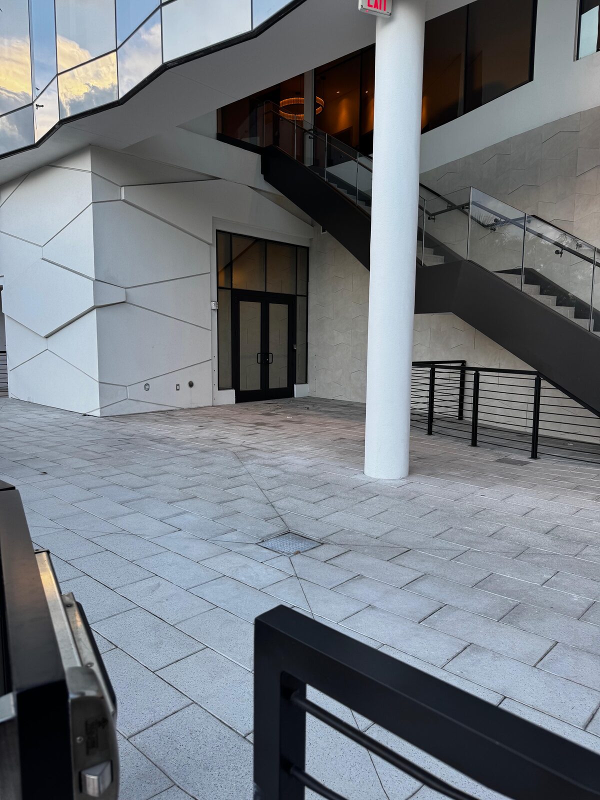 Atrium and staircase